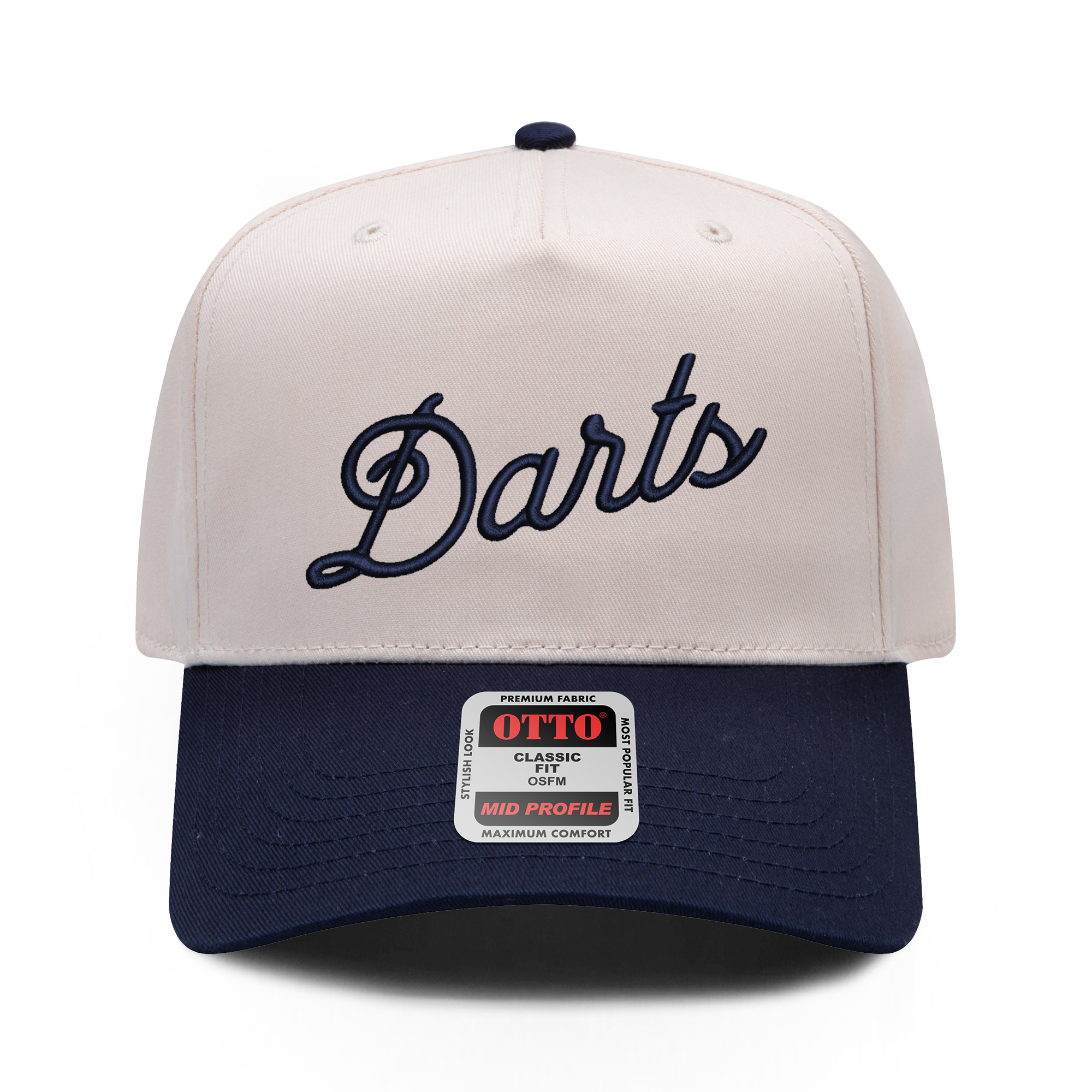 DARTS SCRIPT - 5 PANEL SNAPBACK (GRN/NTRL)